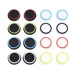 16PCS Controller Thumb Covers Compatible for PS5/PS4/PS3/ONE/360/switch PRO/series X/S, Thumbstick Grips Caps Thumbs Joystick for Gaming Console Controllers Silicone Keycap Stick Cover