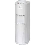 Vitapur Top Load Floor Standing Hot and Cold Water Dispenser with Piano Push Buttons and 24/7 Heating System, White