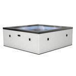 Wave Garda 6 Person Hot Tub - 50% More Thermally Efficient Eco Foam Hot Tub with Advanced Integrated Heater - 90 Aquajet Spa Massage System, Pebble White Colour