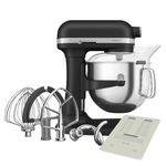 KitchenAid 6.6L Bowl Lift Artisan Mixer Cast Iron Black (5KSM70SHXBBK)