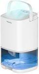 Aotomee Dehumidifiers for Home, 1000mL with Auto Shut Off, 258 sq ft Portable Ultra Quiet Dehumidifier against Moisture Mold Small Dehumidifier for Bedroom Bathroom Basement Closet Garage RV