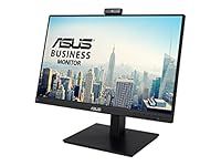 ASUS BE24EQSK Video Conferencing Monitor - 24 inch Full HD, IPS, Frameless, Full HD Webcam, Mic Array, Stereo Speakers, Ergonomic Design, HDMI, Eye Care, Wall Mountable