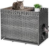 Cat Litter Box Enclosure with Soft 