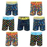 PAC-MAN Boys' Amazon Exclusive 7-Pack of Athletic Boxer Briefs in Sizes 4, 6, 8, and 10, 7-Pack Athletic Boxer Brief, 6