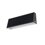 DYLECT Solar Luxe Up-Down Modern Wall Washer Light, 700lm LED (200lm Up, 500lm Down), 4000K, 2000mAh Battery, PET Laminated Monocrystalline Solar Panel, IP44 Waterproof, 7W, 1-Year Warranty