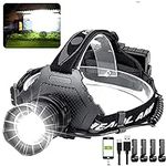 LED Rechargeable Headlamp 90000 Hig