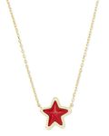 Kendra Scott Jae Star Short Pendant Necklace, Fashion Jewelry for Women, One Size, Brass Metal