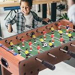 BAAL Big Size Football Soccer Game With 6 Rods For Kids&Adults Indoor/Outdoor Play Game,Action