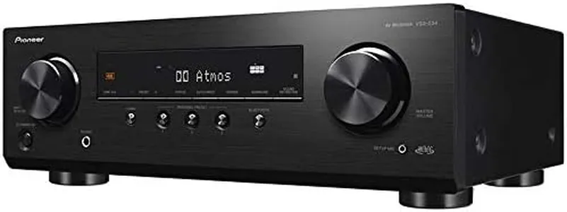 Pioneer VSX-534 Home Audio Smart AV Receiver 5.2-Ch HDR10, Dolby Vision, Atmos and Virtual Enabled with 4K and Bluetooth