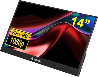 Verbatim Portable Touchscreen Monitor 14" Full HD 1080p Metal