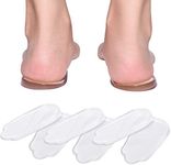 Medial & Lateral Heel Wedge Silicone Insoles, Supination & Pronation Corrective Heel Insoles, Gel Adhesive Shoe Inserts for Foot Alignment, Knock Knee Pain, Bow Legs, O/X Type Leg-3 Pairs