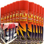 12x Sanmex Fly & Wasp Killer FastActing Spray Zapper Repellent Insecticide 300ml