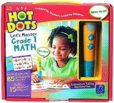 Educational Insights Hot Dots Let's Master 1st Grade Math Set, Homeschool, 2 Books & Interactive Pen, 100 Math Lessons, Ages 6+