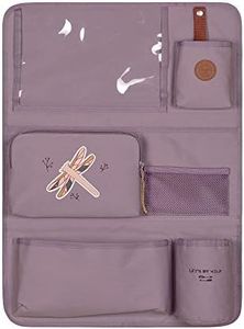 LÄSSIG Organizzatore per auto Organizzatore per sedili posteriori dell'auto Borsa per sedili posteriori dell'auto da appendere pieghevole 55 cm/Car Wrap-to-Go Adventure Dragonfly