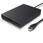 CSL – Portable External Disk Drive – FDD – USB 3.0 for PC Laptop and MAC - Plug Play – 1.44 MB – Backup – BIOS updates – RAID driver - MIDI - 3.5“ USB External Floppy Disk Drive