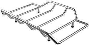 SWESGI Tour Pack Luggage Rack Trunk Top Luggage Rack Motorcycle Trunk Rail Rack Compatible for Harley Touring Street Glide Electra Glide Road Glide Road King Ultra Limited 1984-2023,Chrome