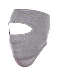 Gajraj Unisex Cotton Anti Pollution Full Reusable Face Mask (Light Grey)