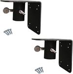 Squirrel Stopper 2-Pack Universal Mounting Flange for Bird Houses/Bird Feeders - Mounting Flange for 1" Diameter Poles, Top and Side Mount Flange