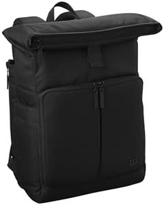 WILSON 2024 Lifestyle Tennis Backpack - Holds up to 2 Rackets, Black
