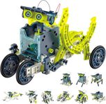 12-in-1 STEM Solar Robot Kit - Educational Science Kits for Kids 8-12, 190 Pieces DIY Robot Kit Building Toys, Gifts for 8 9 10 11 12 13 Year Old Boys Girls