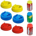 Soda Can Lids Can Covers Bottle Caps,Beer Beverage Can Covers Soda Can Covers,6Pcs Soda Saver Caps Top Can Flip Cover Soda Protector Wine Drink Fizz Stopper Lids,Reusable Soda Pop Can Covers