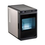 VEVOR Countertop Ice Maker 22 lbs per Day, Ice-Making Machine with Tong, Self-Cleaning Portable Machine, Drawer-Style Ice Access, with Large Square Cubes, for Home, Kitchen, Office, Bar & Party