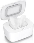 Zdolmy Wipes Dispenser, Wipe Holder for Baby, Refillable Wipe Container, Portable Press to Open, Non-Slip