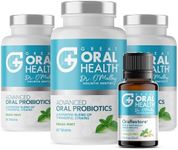 Advanced Bad Breath Treatment Set — The Oral Probiotics Tablet & OraRestore Natural Mouth & Tooth Concentrated Oil — Dentist Formulated Mint Flavor