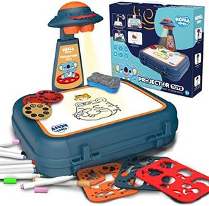 Learning Toys for 3 4 5 6 7 8 Year Olds, Electronics Sketch Projector, Drawing Toy for Kid with Drawing Board, Toddler Travel Games Car Activities for Kids Educational Toys Ages 2-8 Boys Girls