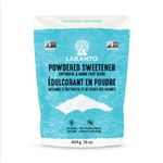 Lakanto Powdered Monkfruit Sweetener with Erythritol - Powdered Sugar Substitute, Zero Calorie, Keto Diet Friendly (Powdered - 454 g / 1 lb)