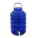 Quillbee Premier Plastic Water can Dispenser Container 20 Litre Bottle Capacity with Tap, Pack of 1, Dark Blue