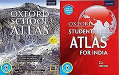 Oxford Atlas (School Atlas + Student Atlas) Moneysaver Combo Pack with CD in both Atlas'