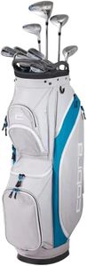 Cobra Fly-XL 2 Complete Golf Set, Ladies, Left Hand, Silver, Standard, Graphite, Titanium (Standard, Ladies, Left)