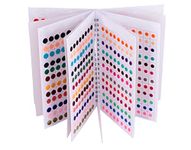 VAMA Simple Plain Round Multicolour Kumkum Sticker Bindiya Bindis Spiral Bindi Booklet for Women (Pack of 948 - Bindi Book)