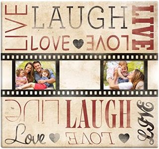 MBI Live Laugh Love Film Strip Post Bound Scrapbook 12 x 12-Inch