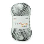 Ganga Acrowools Soft N Smooth Ombre Intelligent Dk Weight Yarn With Super Soft&Smooth Texture,Comes With An Ombre Effect For Your Projects. Shade No-Sso003, 100 Gram, Multicolour