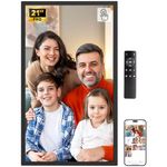Dragon Touch Large Digital Picture Frame 21.5 inch Black Touch Screen WiFi Digital Photo Frame Display, 32GB Storage, Auto-Rotate, Share Photos via App, Email, Cloud, Classic 21