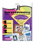 Jacquard Ink Jet Fabric 8.5'' x 11'' Cotton Sheets (30 Pack)