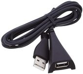 NISHTECH USB 2.0 Male to Female Extension Plug/Socket Adapter Cable - (Very Useful for LED/LCD TV USB Ports) 1.5M, Black