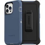 OtterBox Defender Series Screenless Edition Case for iPhone 13 Pro Max & iPhone 12 Pro Max - FORT BLUE (Polycarbonate shell Synthetic rubber slipcover Polycarbonate holster)