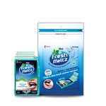 FRESH MELTZ Oral Hygiene Mouth Freshener Sugar Free Mint Flavoured Breath Strips (25 Strips) - Pack Of 24