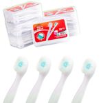 JOUGE Disposable Mini Toothbrush with Toothpaste Portable Travel Toothbrushes for Work or Travel (Peppermint)