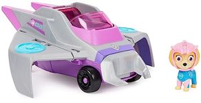 PAW Patrol, Aqua Pups Basic Vehicle Toy Car in Ray Design with Skye Puppy Figure, Toy Suitable for Children from 3 Years