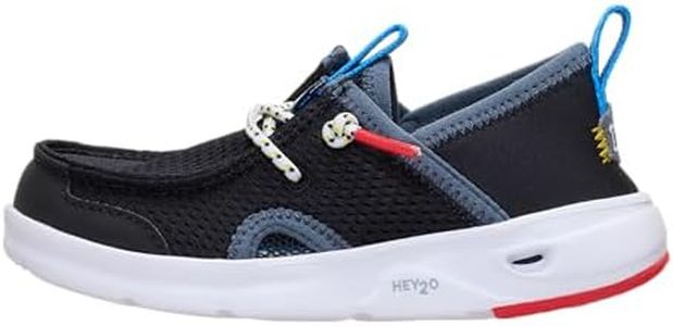 HEYDUDE Unisex Wally Hey2O Wander Mesh (Toddler) Black 6 Medium