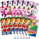 Disney Shop Minnie Mouse Imagine Ink Coloring Book Set for Girls ~ Pack of 6 No Mess Coloring Books with Bonus Stickers (Minnie Mouse Party Favors Bundle)