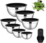 Batbez 7 Pcs Mixing Bowls Set wih L