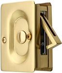 Premium Quality Mid-Century Pocket Door Privacy Lock Set, in 6 Finishes, 2102US3