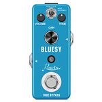 Rowin Guitar Bluesy Pedal Vintage Blues Style Distortion Effect Pedal Wide Range Frequency Response With Mini Size True Bypass