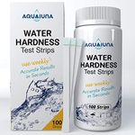 Aqualuna Water Hardness Test Kit- Fast and Accurate Testing for Dishwasher, Drinking Water, Pool and Aquarium- 100 Counts at 0-425ppm- Maintain Water Quality