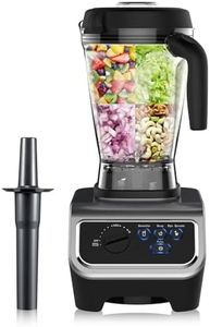 iCucina 1500w Blender for Kitchen with Pre-set Blending Programs, 64oz Heavy Duty Profession-grade Blender for Smoothies, Soups, Dips, Nut Butters, BPA-Free Tritan Jar